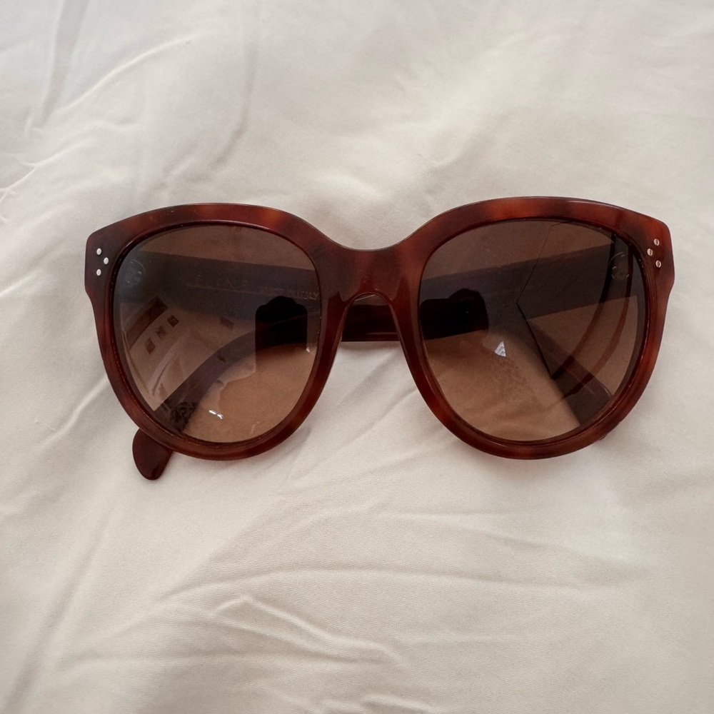 Celine Brown Cat-Eye Sunglasses with Gradient Lenses